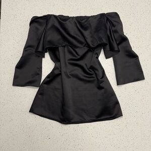 Elegant Black Off-Shoulder Dress